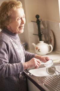 Enjoy washing the dishes